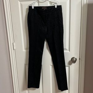 DANA BUCHMAN brocade black pants Size 2